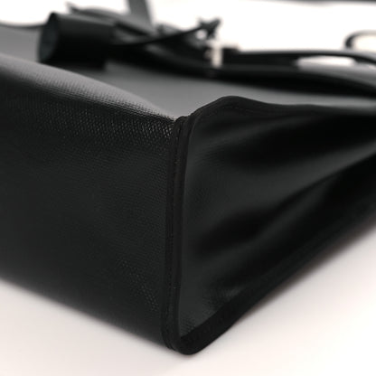Hermes Toile H Berline Vache Hunter Herbag Zip PM 31 Black Ecru 10 of 11