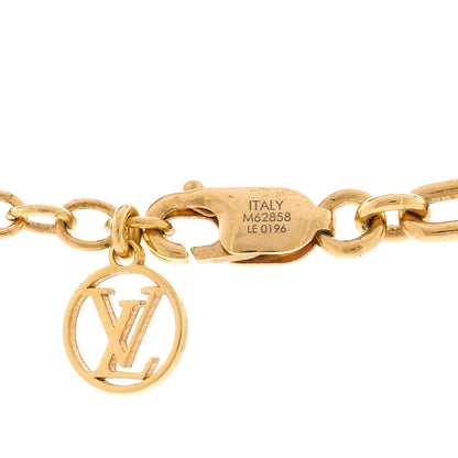 Louis Vuitton Lock Me Pendant Necklace Gold 5 of 5