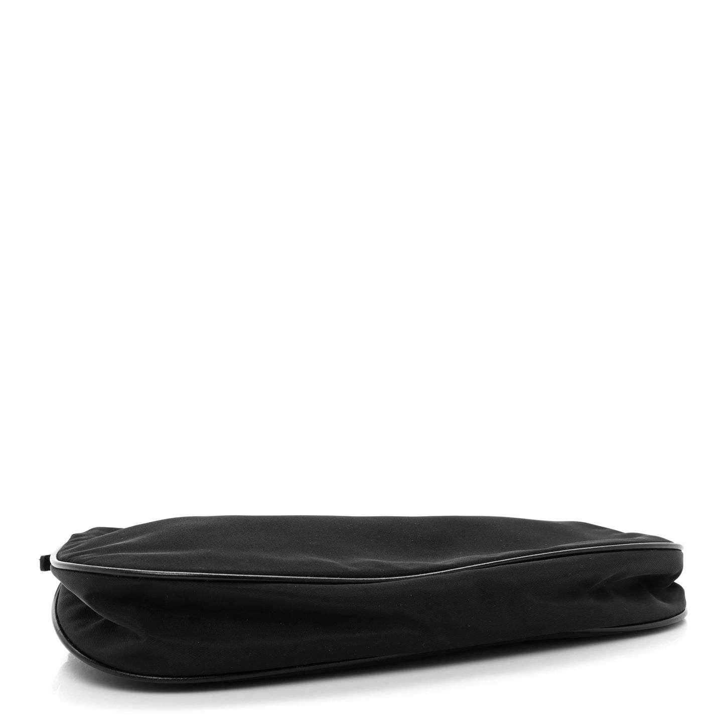 Tessuto Light Nylon Chain Shoulder Bag Black
