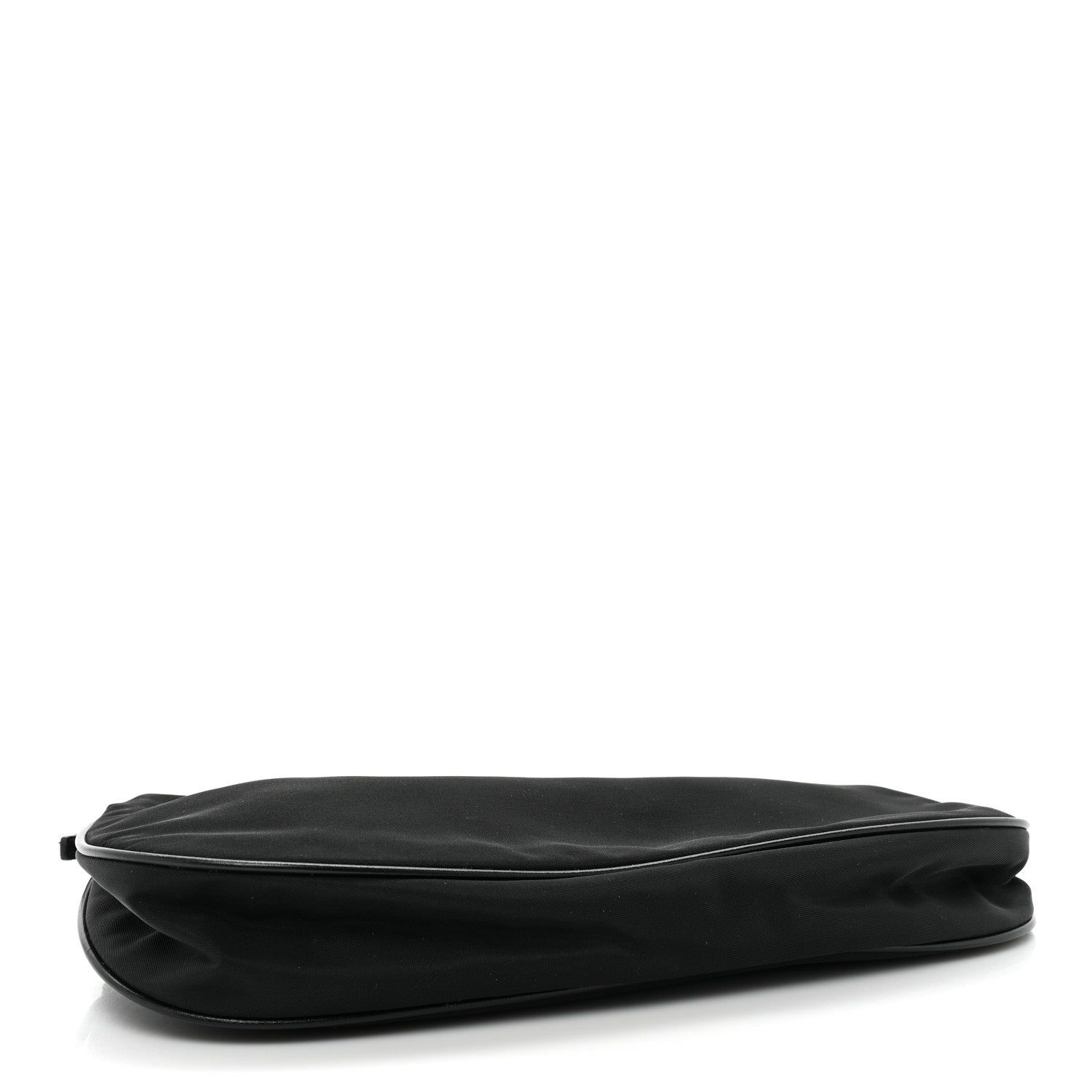 Prada Tessuto Light Nylon Chain Shoulder Bag Black 4 of 9
