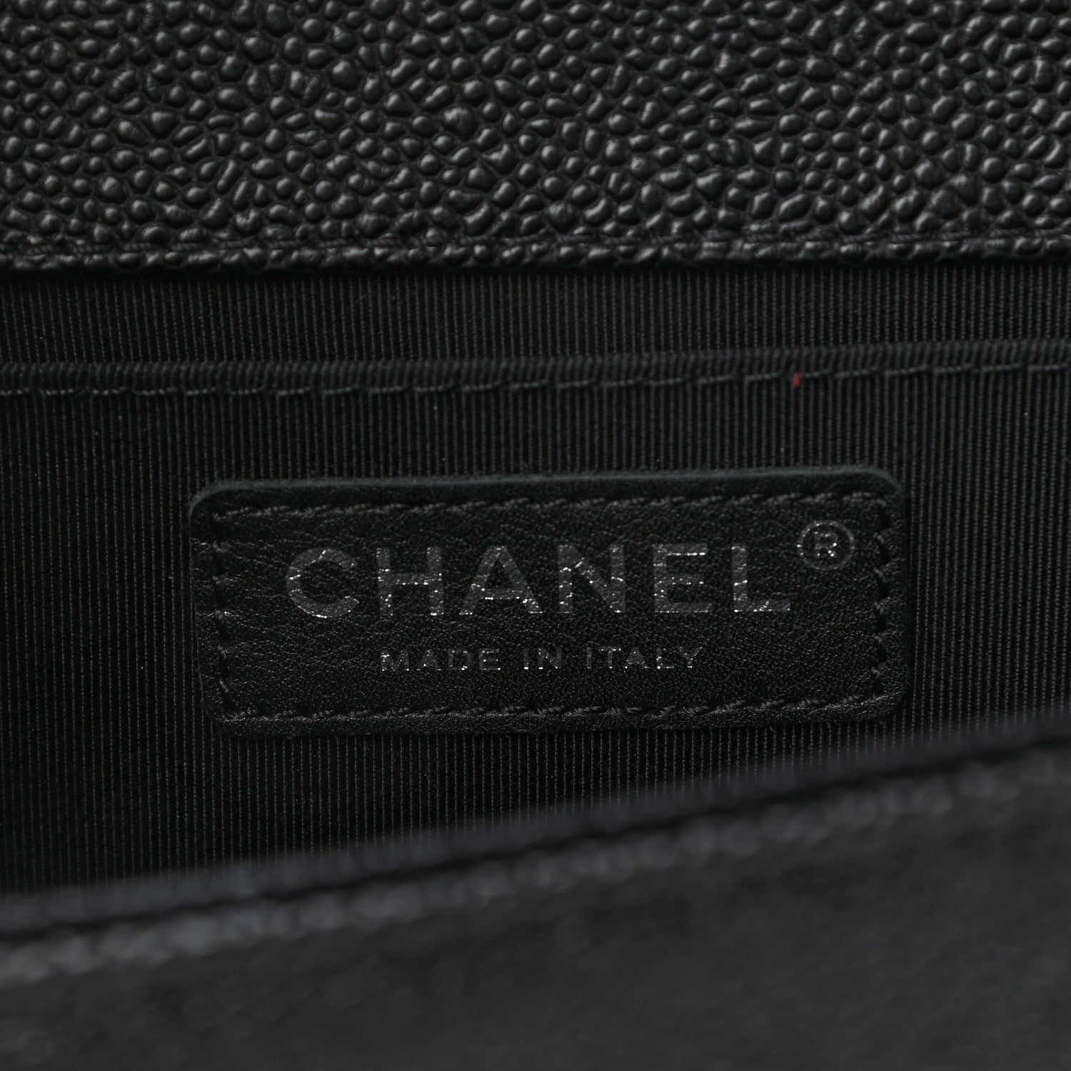 Chanel Caviar Quilted Medium Boy Flap Black 6 of 10