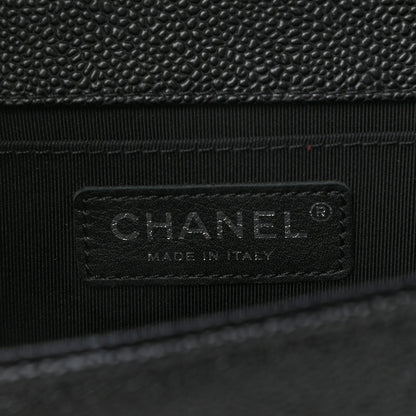 Chanel Caviar Quilted Medium Boy Flap Black 6 of 10