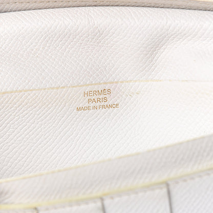 Hermes Epsom Bearn Wallet White 6 of 13