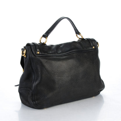 Miu Miu Cervo East-West Flap Satchel Nero Black 3 of 10