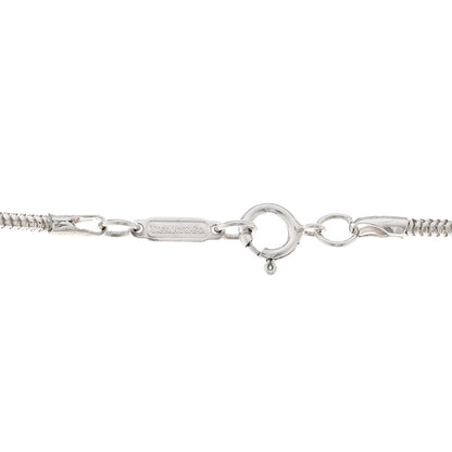 Tiffany Sterling Silver 1837 Bar Pendant Necklace 4 of 5