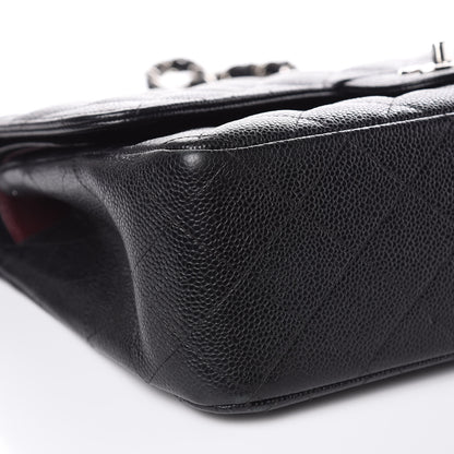 Chanel Caviar Quilted Jumbo Double Flap Black 7 of 12