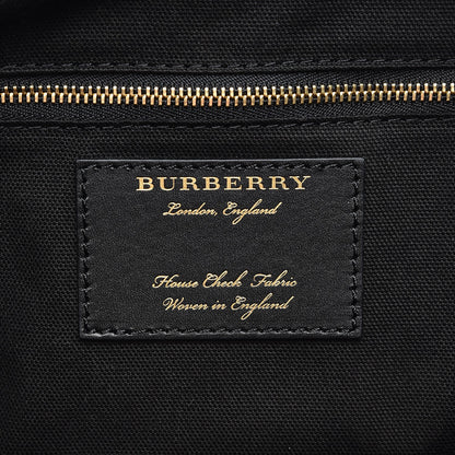 Burberry House Check Derby Calfskin Medium Alchester Bowling Bag Tan 7 of 9