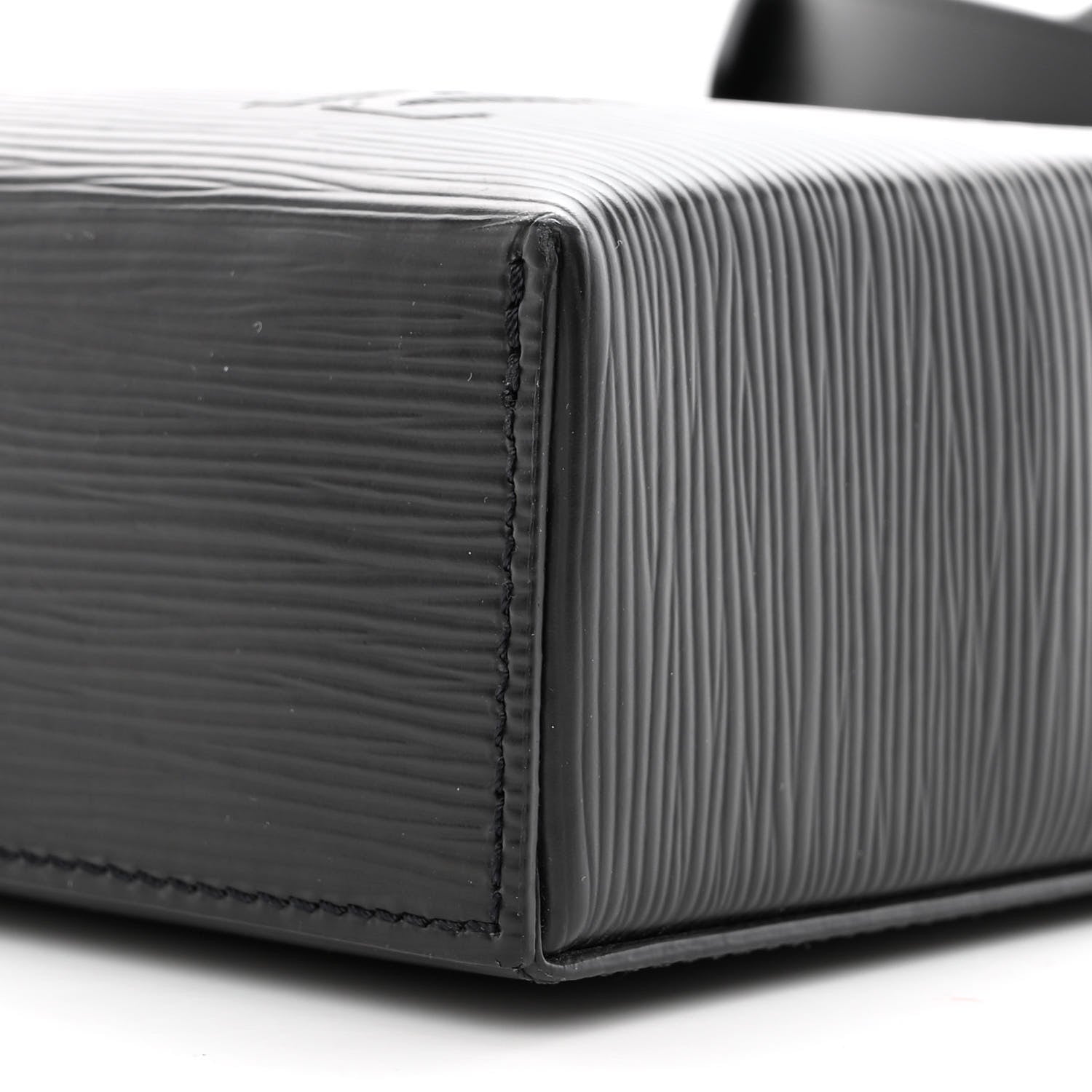 Louis Vuitton Epi Sac Plat Fold Bag Black 9 of 12