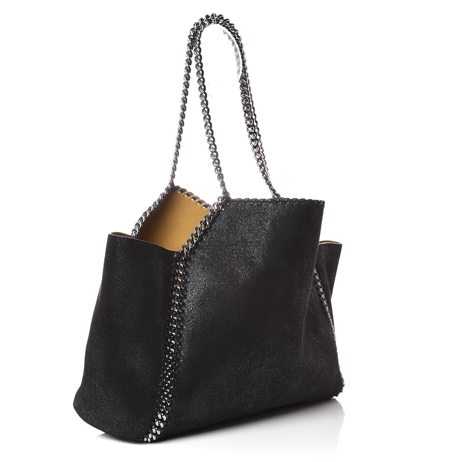Stella McCartney Shaggy Deer Falabella Reversible Tote Black 6 of 19