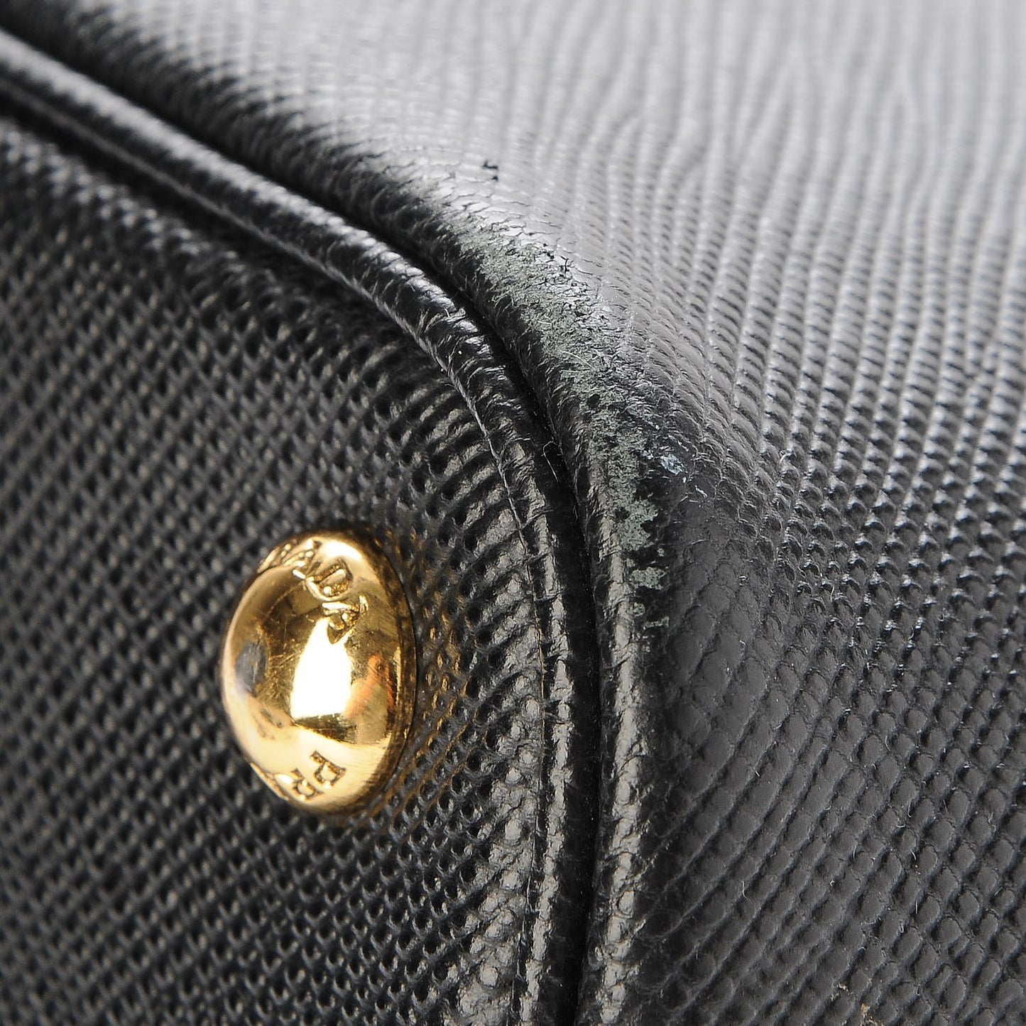 Saffiano Cuir Large Double Bag Black Mughetto