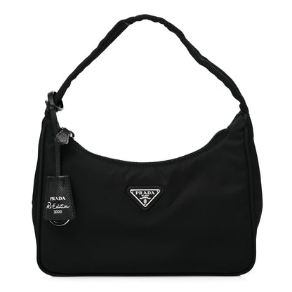Prada Tessuto Nylon Mini Re-Edition 2000 Bag Black 1 of 13