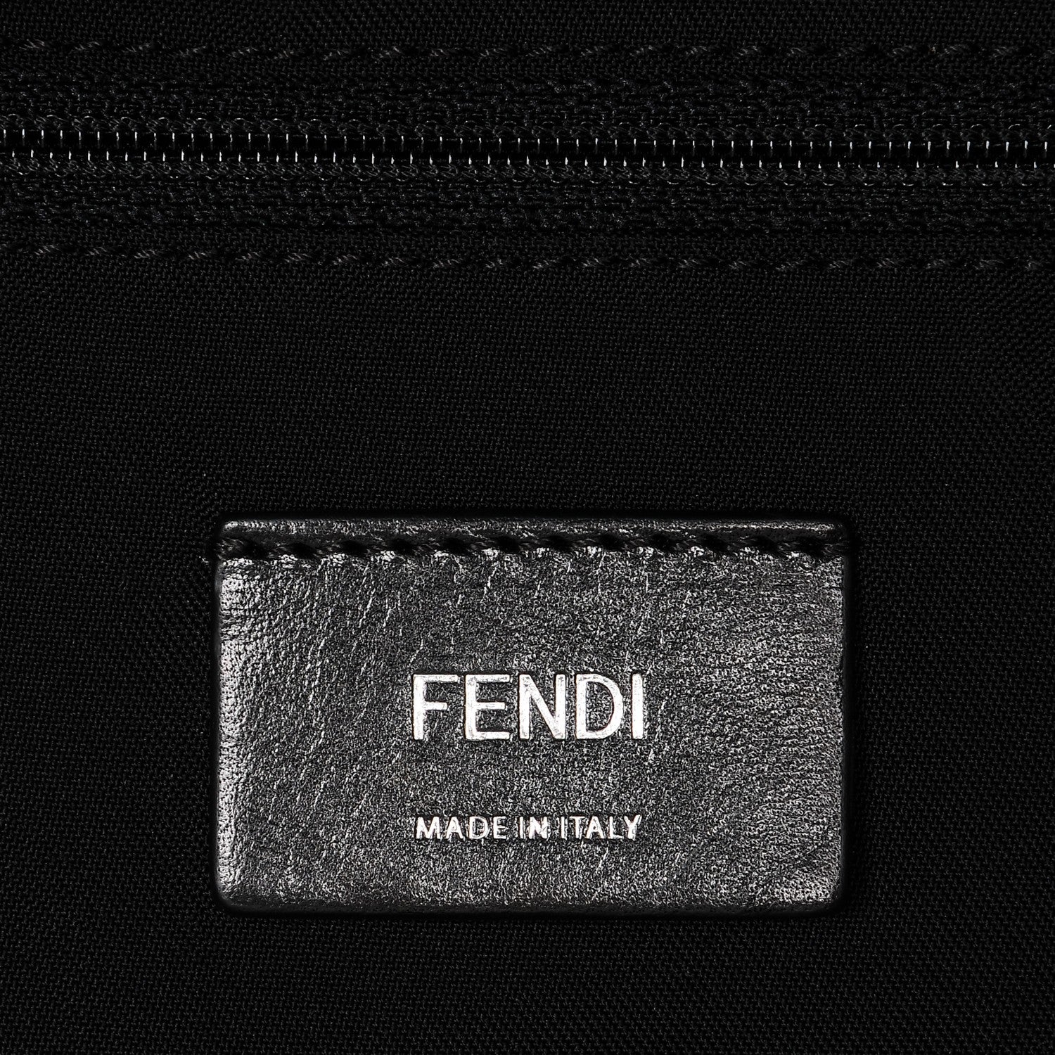 Fendi Nylon Vitello Fur Bag Bug Backpack Blue 6 of 8