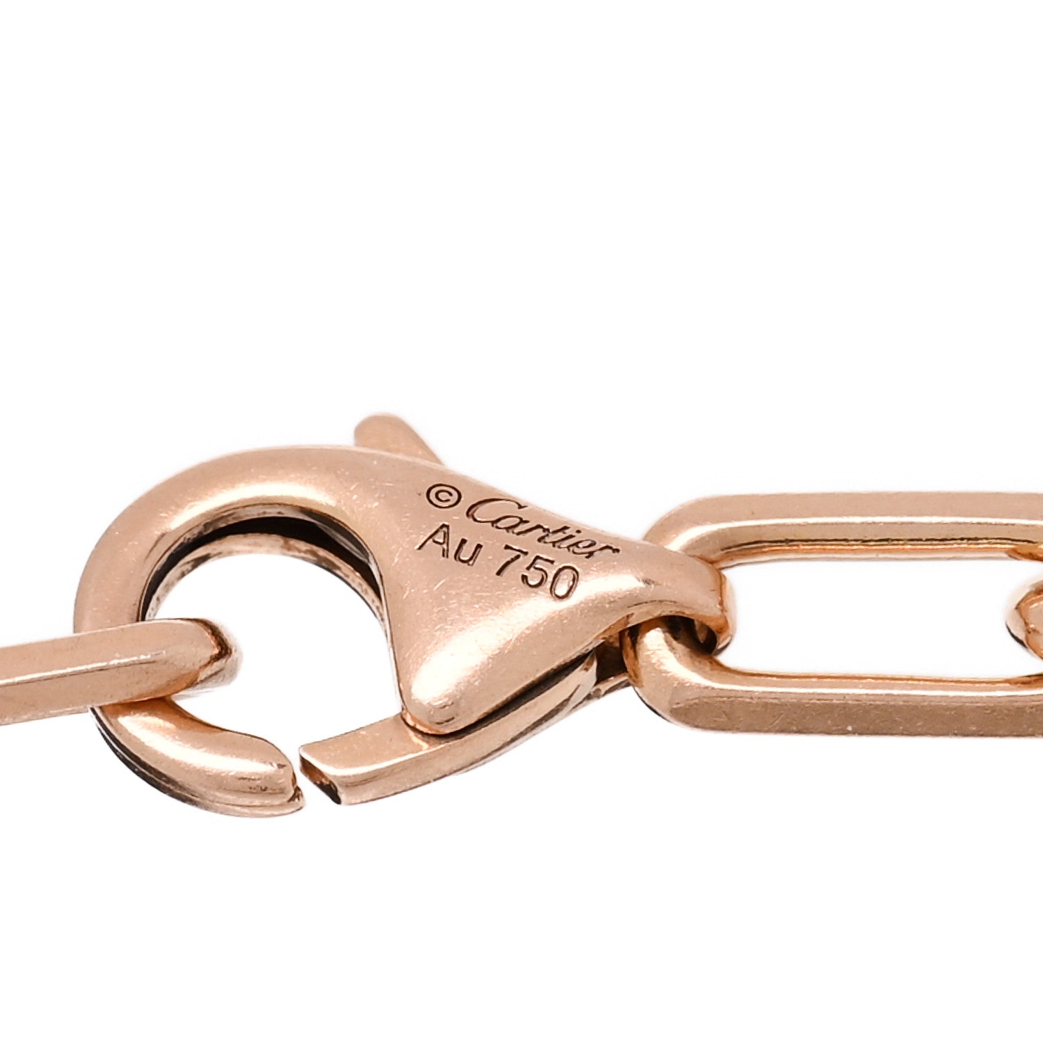 Cartier 18K Pink Gold Spartacus Link Chain Bracelet 1854460
