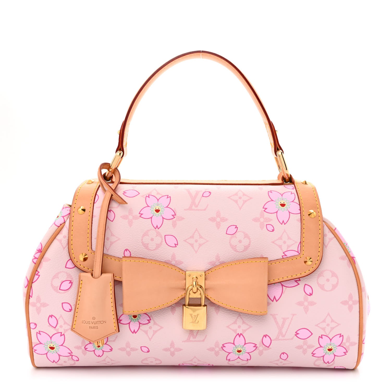 Louis Vuitton Monogram Cherry Blossom Sac Retro Bag Pink 1 of 10