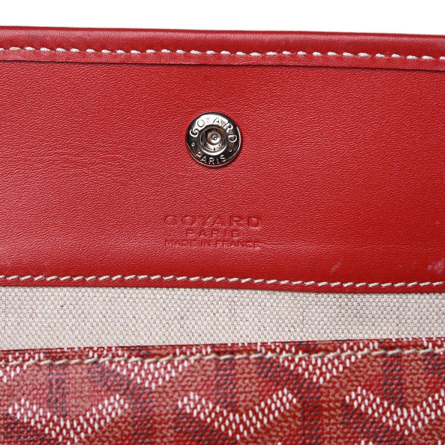Goyard Goyardine Saint Louis GM Red 7 of 15