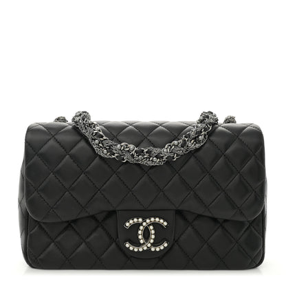 Chanel Lambskin Medium Westminster Pearl Flap Black 1 of 11