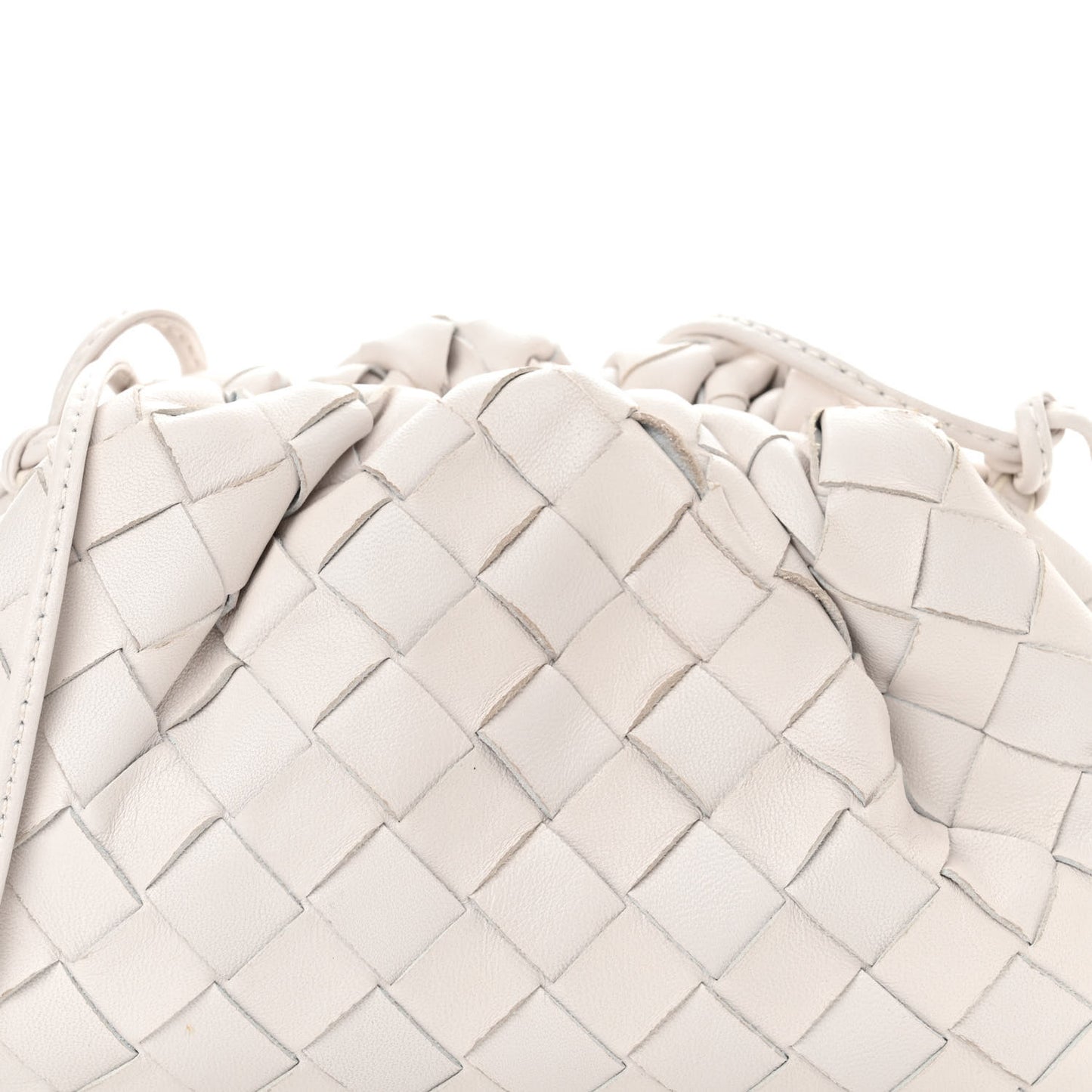 Nappa Intrecciato The Mini Pouch Chalk