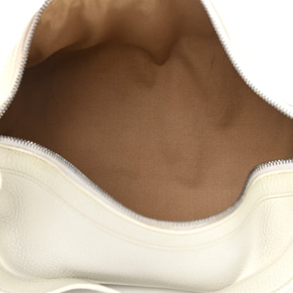 Hermes Taurillon Clemence Sac Doremi 35 White 5 of 12