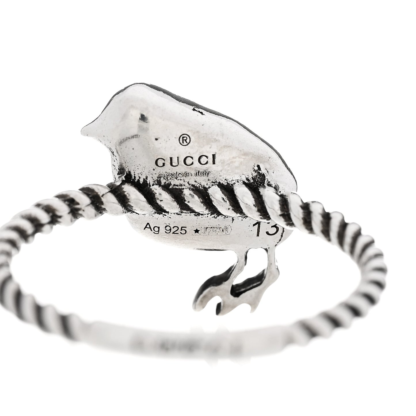 Sterling Silver Chick Ring 53 6.25
