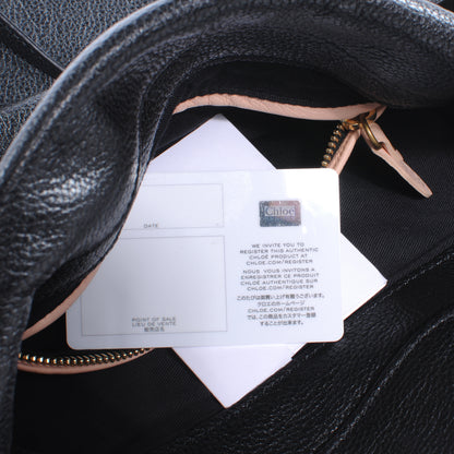 Chloe Calfskin Medium Paraty Tote Black 7 of 8