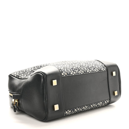 Loewe Jacquard Anagram Calfskin Amazona 28 Black Navy 4 of 10