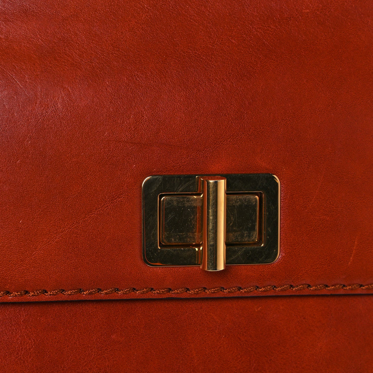 Chloe Calfskin Louise Shoulder Bag Brown 16 of 17