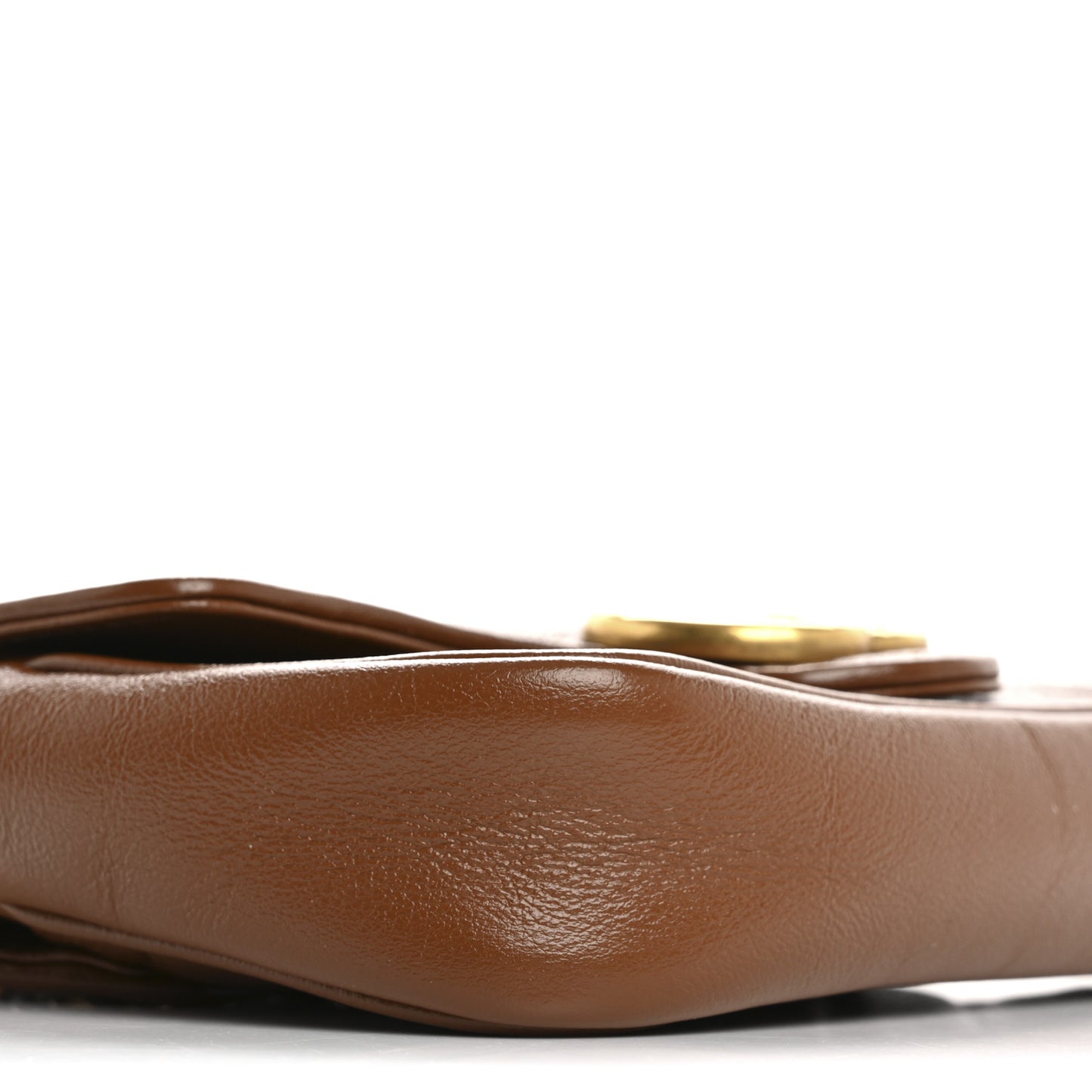 Azalea Calfskin Matelasse Diagonal Super Mini GG Marmont Shoulder Bag Cuir