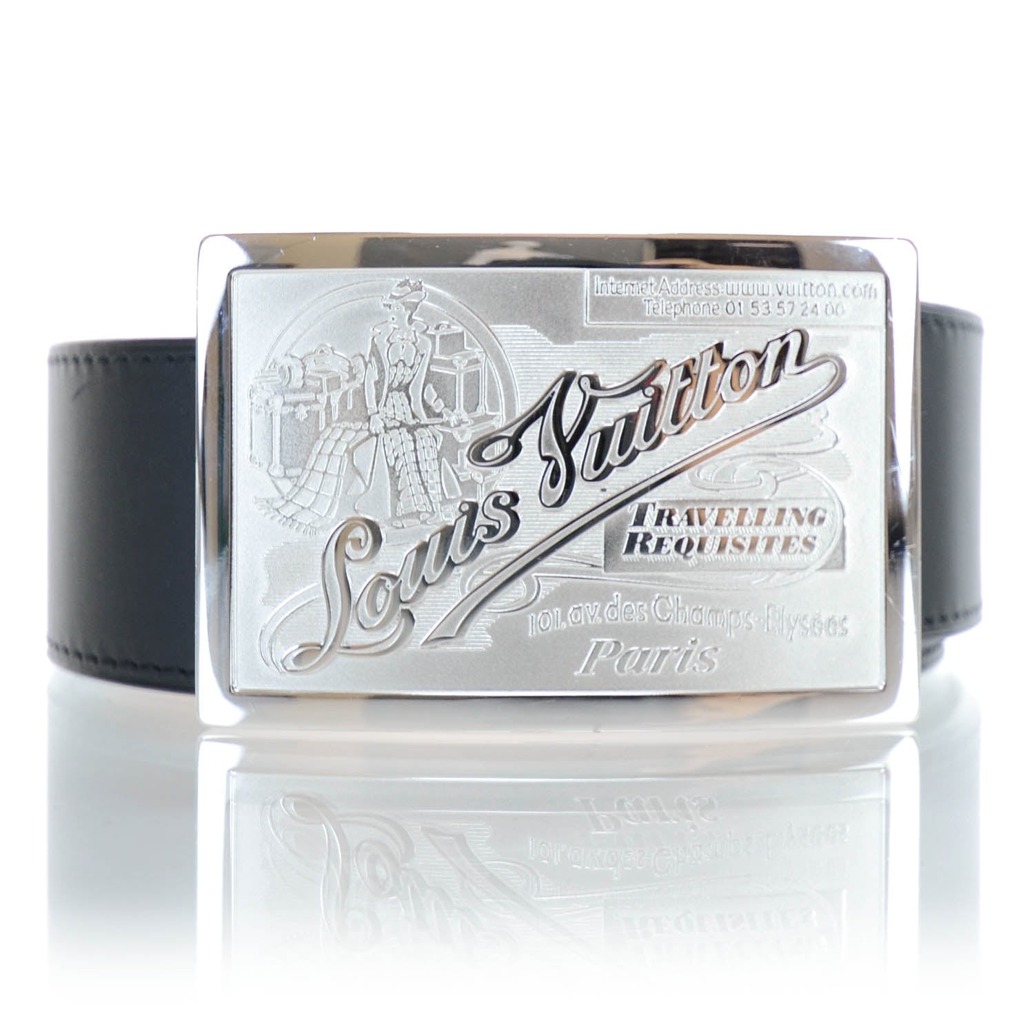 Louis Vuitton Jeans Calfskin Belt 2 of 6