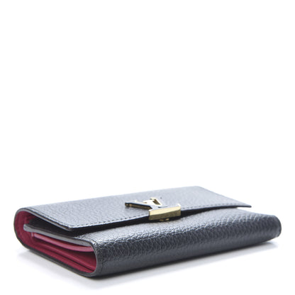 Louis Vuitton Taurillon Capucines Compact Wallet Black 4 of 10