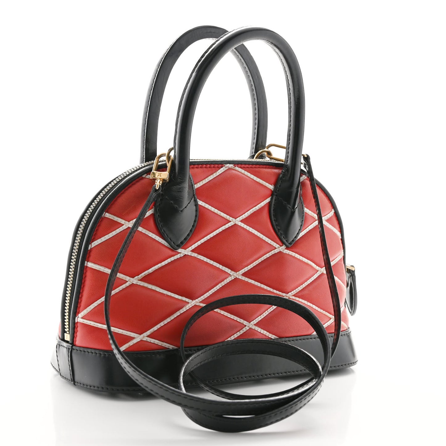 Lambskin Malletage Alma BB Rouge