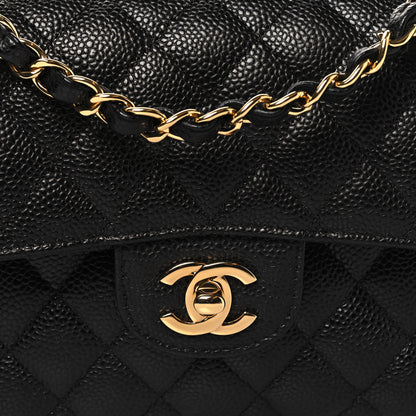 Chanel Caviar Quilted Small Double Flap Black 7 of 10