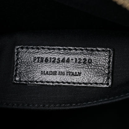 Saint Laurent Calfskin Matelasse Monogram Lou Camera Bag Black 7 of 9