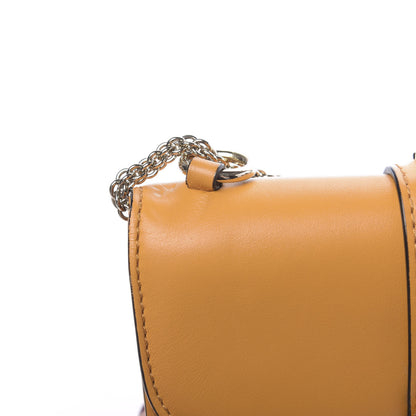 Valentino Garavani Vitello Small Glam Lock Rockstud Flap Mandarin Sorbet 7 of 12
