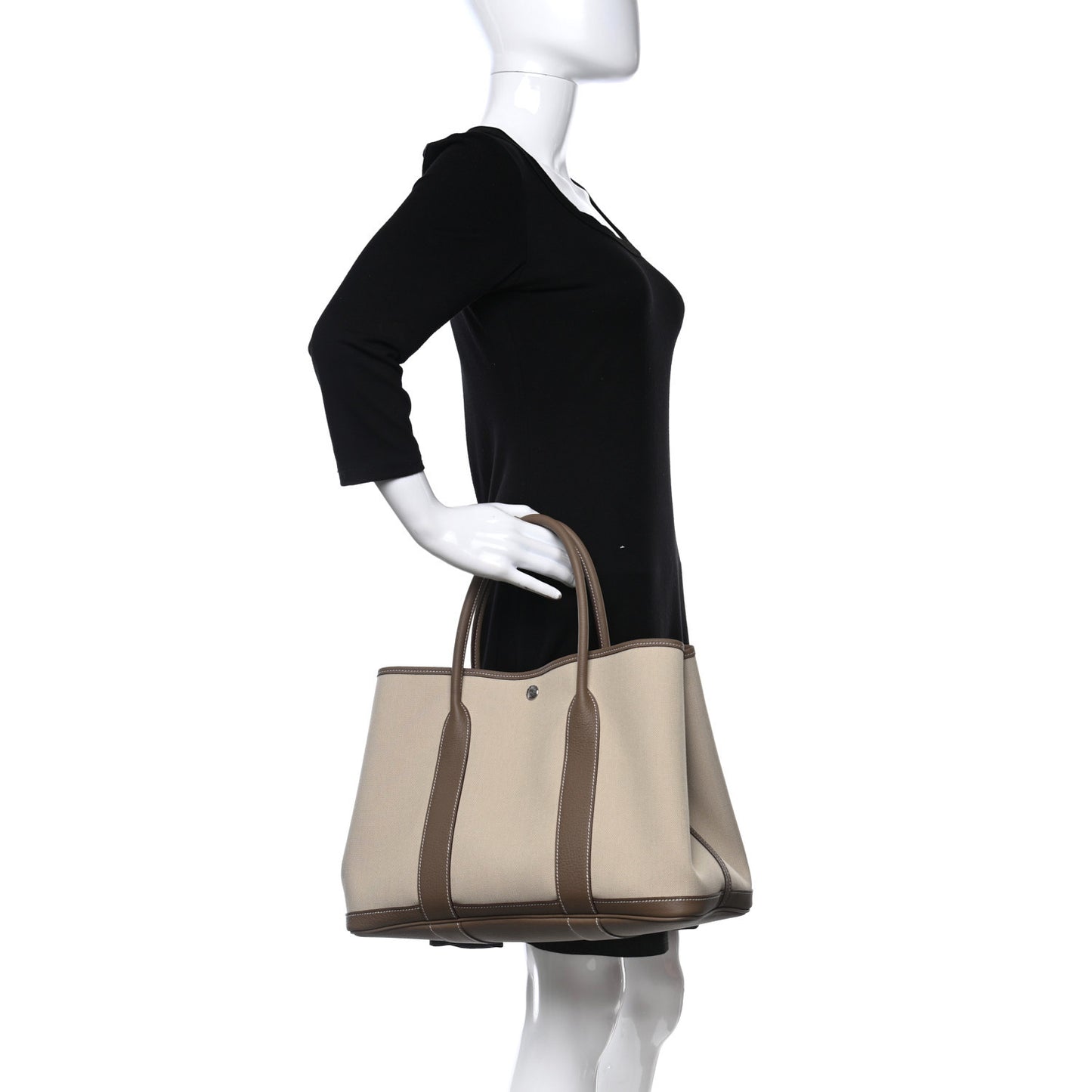 Twill D Negonda Garden Party 36 MM Tote Beton Etoupe