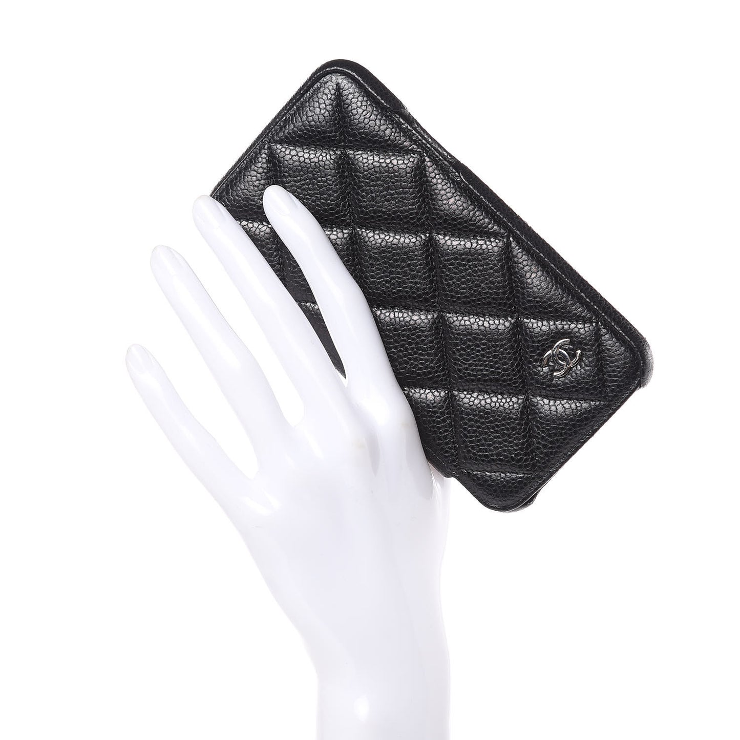 Caviar Quilted iPhone X Case Black