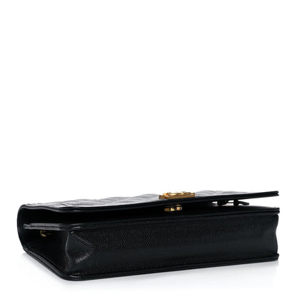 Chanel Caviar Quilted Boy Wallet On Chain WOC Black 3 of 11
