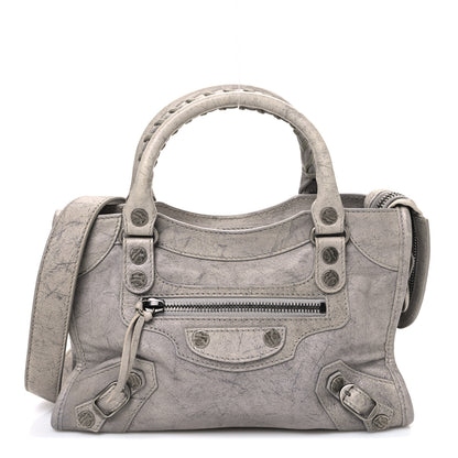Balenciaga Agneau Marble Hardware Mini City Grey 1 of 11