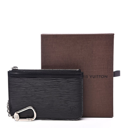 Louis Vuitton Epi Key Pouch Black 9 of 9