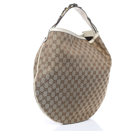 Gucci Monogram Large Wave Hobo Off White 3 of 12
