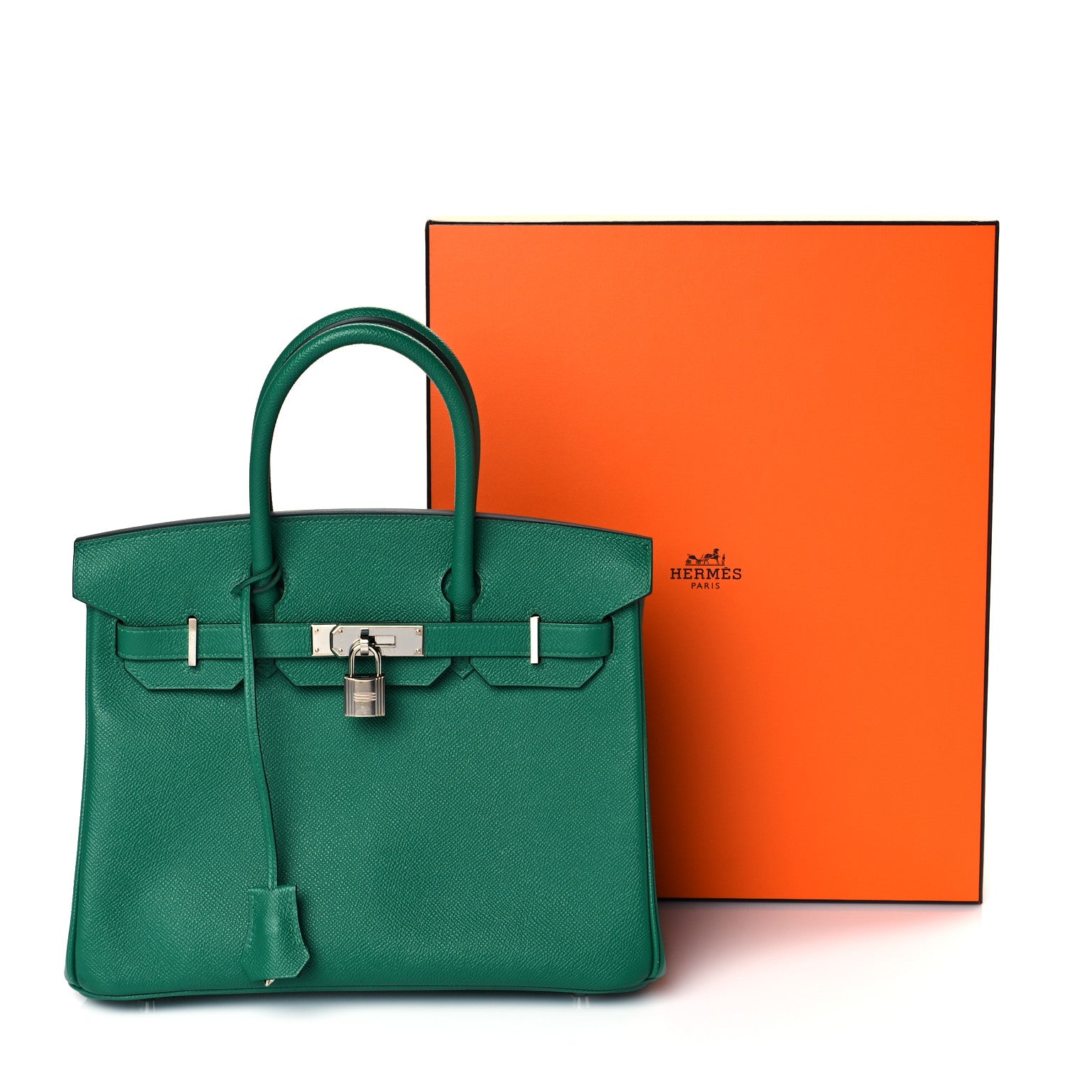 Hermes Epsom Birkin 30 Vert Vertigo 11 of 11