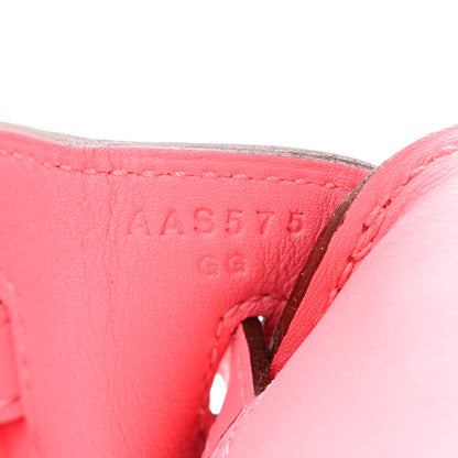 Hermes Swift Birkin 25 Rose Azalee 7 of 11