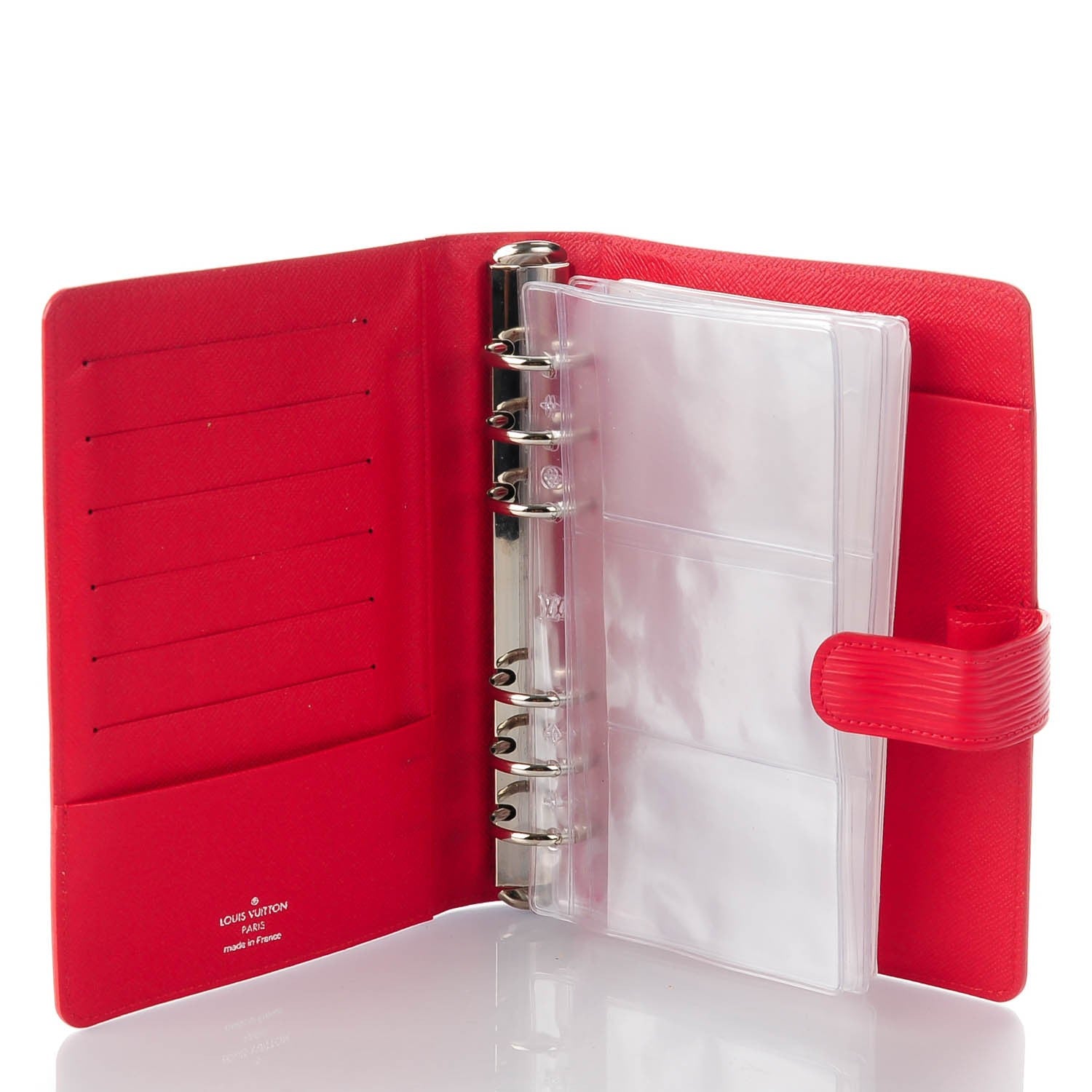 Louis Vuitton Epi Medium Ring Agenda Cover Rouge 5 of 7