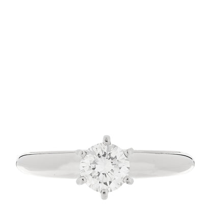 Tiffany Platinum Diamond .50ct Solitaire Engagement Ring 50 5.5 1 of 4