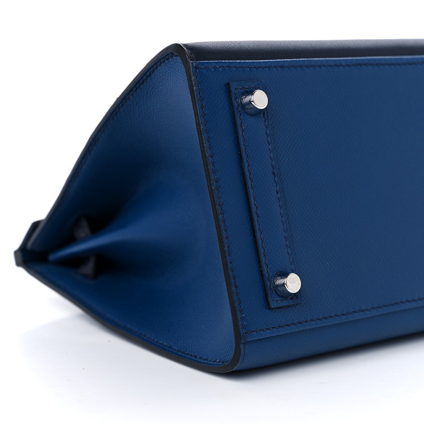 Madame Calfskin Matte Alligator Epsom Faubourg By Night Birkin Sellier 20 Deep Bleu Bleu Marine Craie