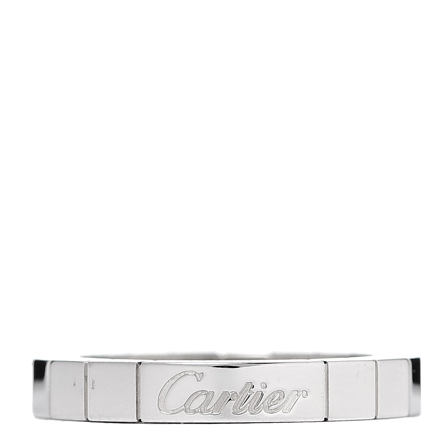 18K White Gold Lanieres Ring 48 4.5