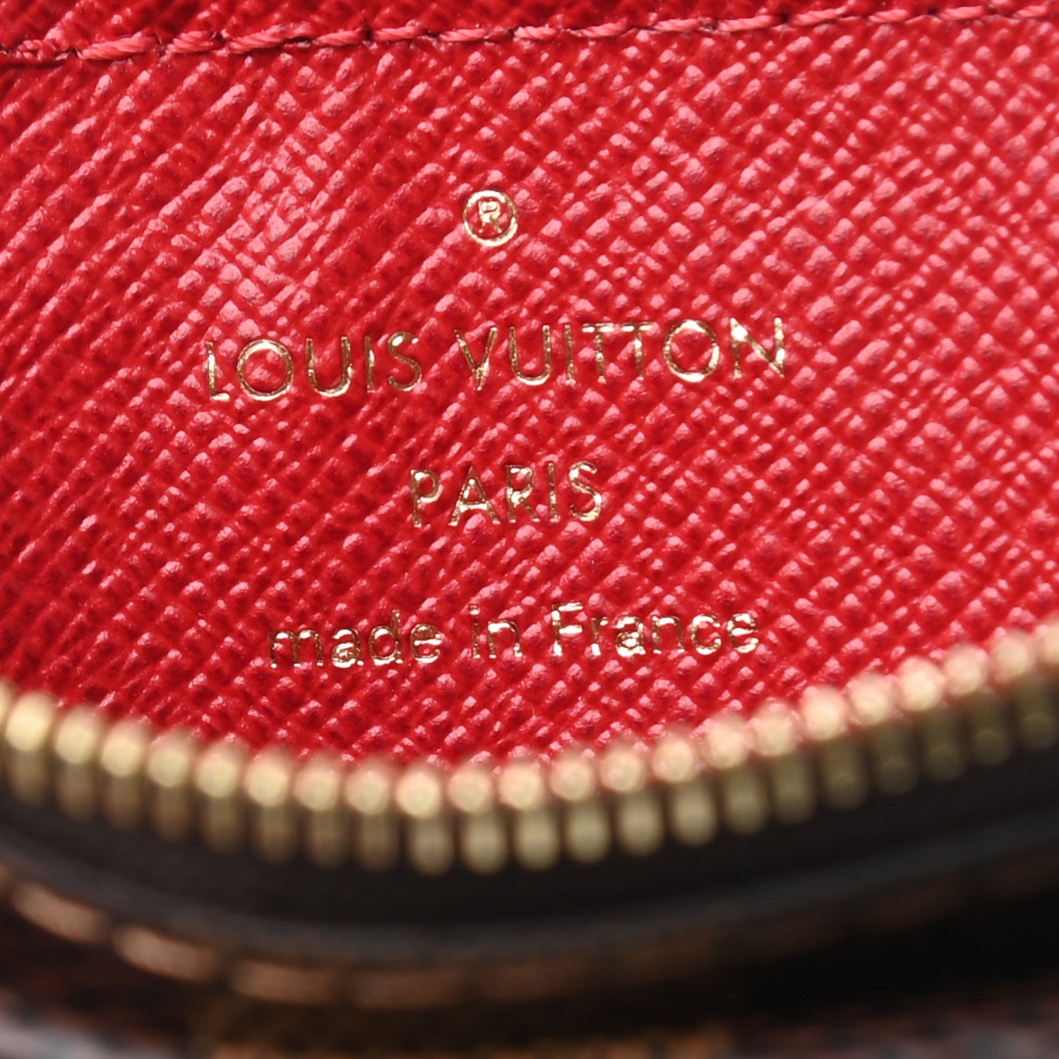 Louis Vuitton Damier Ebene Recto Verso Card Holder Red 6 of 8