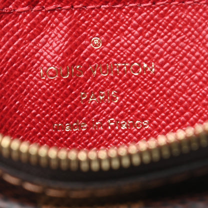 Louis Vuitton Damier Ebene Recto Verso Card Holder Red 6 of 8