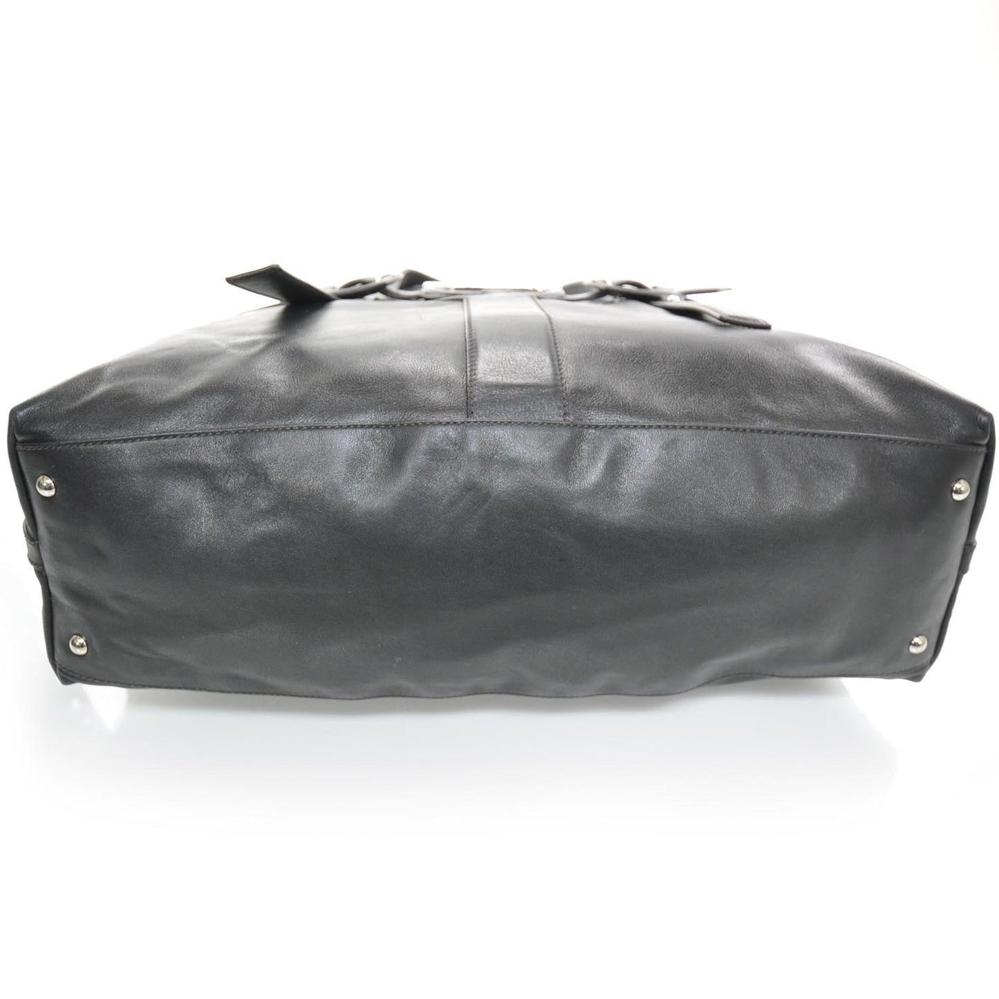 SALVATOREFERRAGAMOLeatherGancioToteBlack