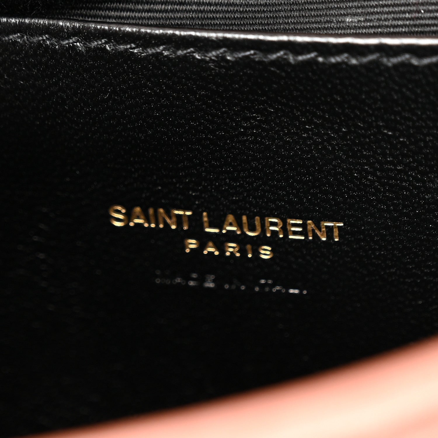 Saint Laurent Suede Matelasse Chevron Monogram Mini College Bag Barely Pink 5 of 9
