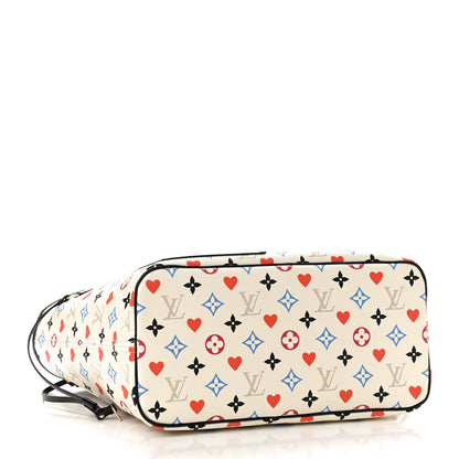 Louis Vuitton Game On Neverfull MM White 4 of 9